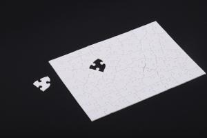 Wholesale Interlocking Puzzle Playing Cards Black Spade Card OEM from china suppliers