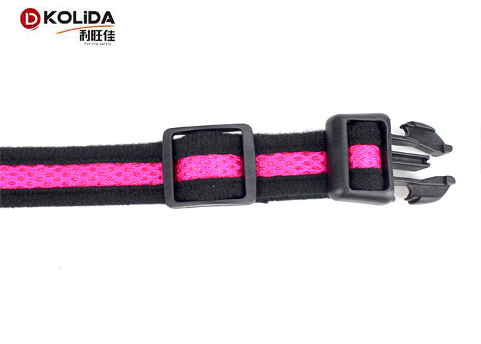 2.5cm Width Safety Nylon Dog Collars , Airmesh Materia Adjustable Puppy Collar