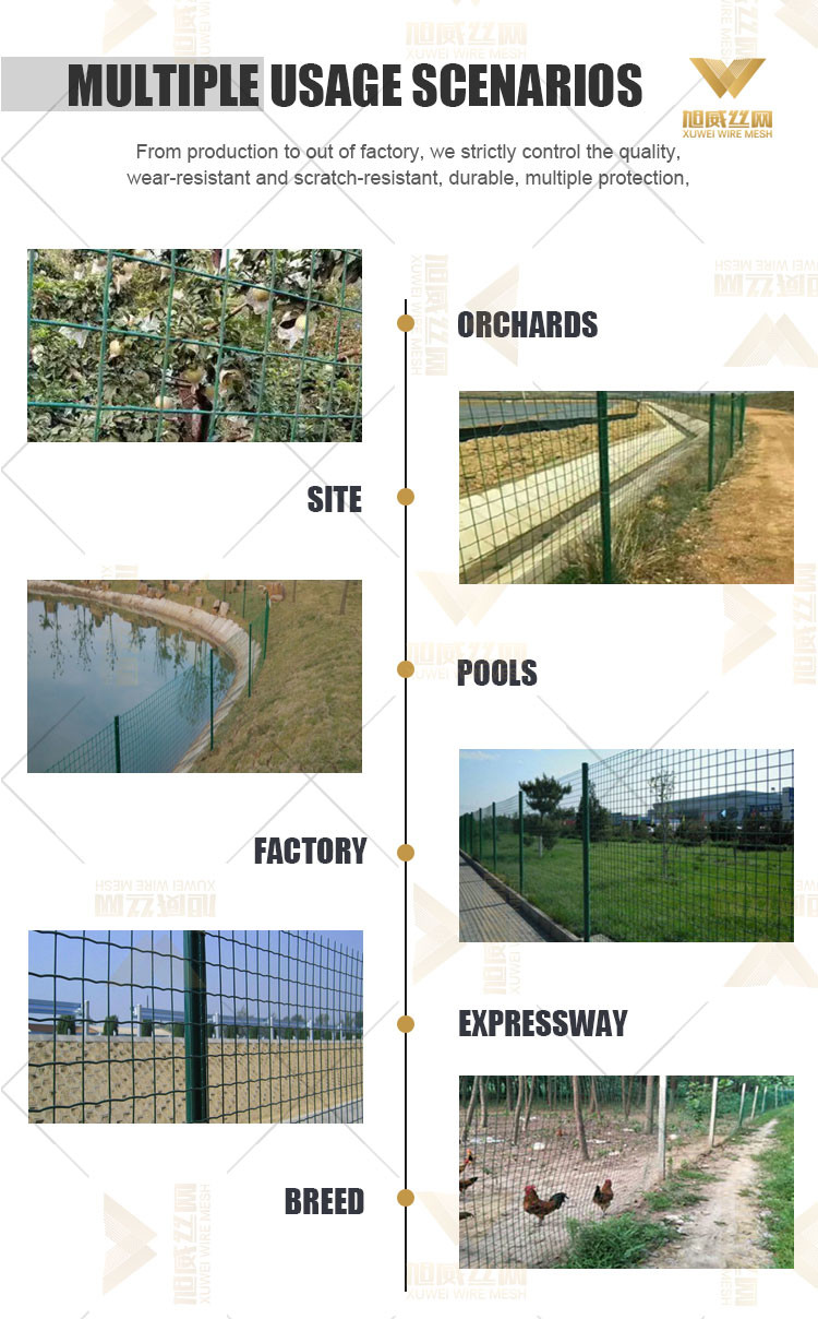 PVC Coated Galvanized Welded Wire Mesh For Garden Fence