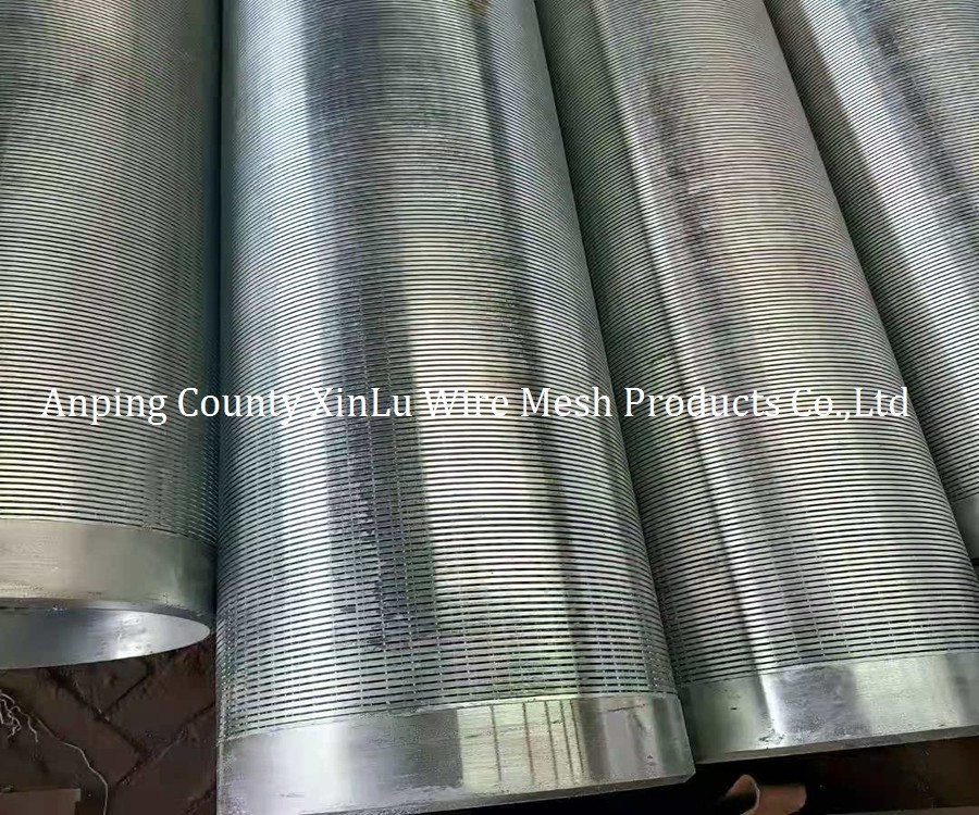 14 Inch Wire Wrapped Screens Q195 Low Carbon Galvanized Water Well Screens