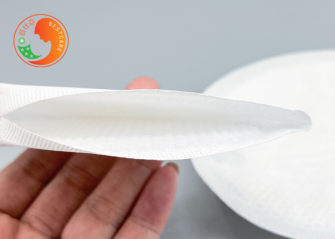 Round Feminie Disposable Breast Pads Baby Feeding Custom Thin Nursing Pads
