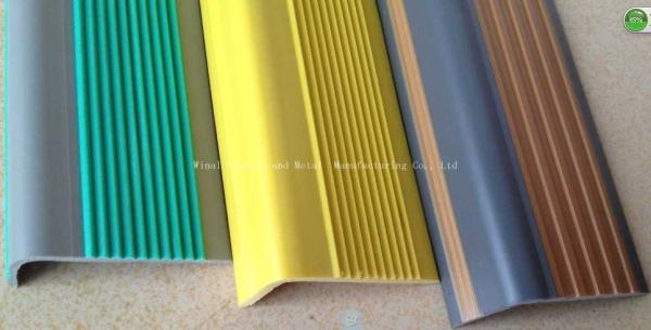 Stairs antiskid article,plastic PVC-AL extrusion parts.size and color can be