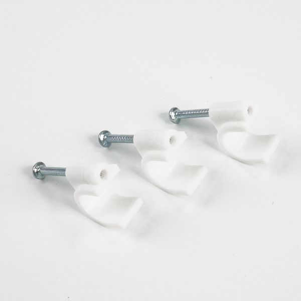 Widely Used Plastic Wire Clips on Wall 12mm Black Cable Clips