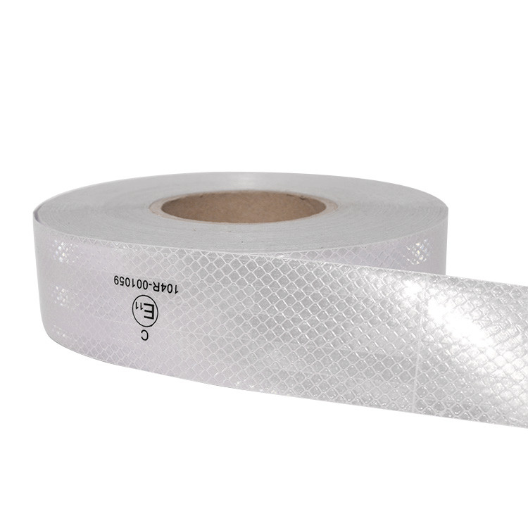 White Yellow Red PET Prismatic ECE 104R ECE Reflective Tape For Truck