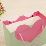 Factory wholesale exquisite gift bags shopping bags Flower milk tea bag paper