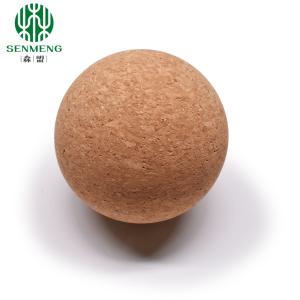 Wholesale Best Sale Eco-Friendly Natural Wood Ball for Fitness Exercise Cork Yoga Ball Eco-Friendly Cork Yoga Ball for Professional from china suppliers