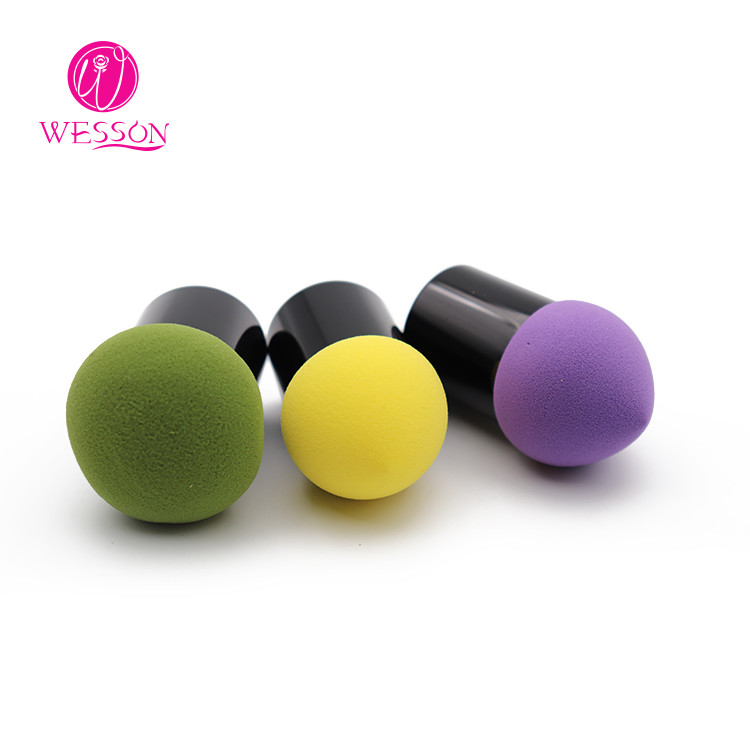 Four Color Short Handle Egg Makeup Beauty Sponge Puff