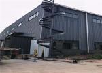 Exterior Metal Step Light Steel Frame Construction Spiral Staircase Easy