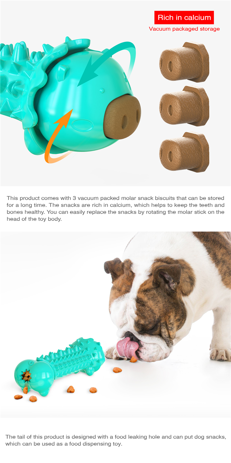 Wholesale High Quality Multifunction Pet Molar Bite Toy Snack Molar Stick