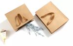 Eco Friendly Supermarket Custom Kraft Paper Bags For Shopping