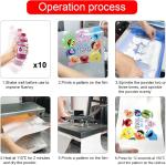T Shirt Design Printing Pet Film Epson Dtf Ink Cmykw 1000ml Per Bottle For L1800