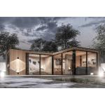 Steel Structure Wooden House Garden Bedroom Beach Scenery Characteristics Home