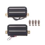 Twin Blade dual rail humbucker pickup For Electric Guitar 57MM N15.4K/B16.1K