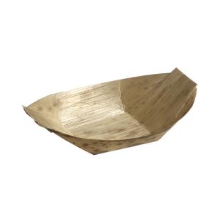 Wholesale Biodegradable Natural Bamboo Leaf Bowl Bamboo Boat Plate For Party from china suppliers