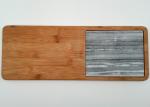 Cute Stone Placemats Marble Bamboo Material Eco Friendly For Cutting Fruit