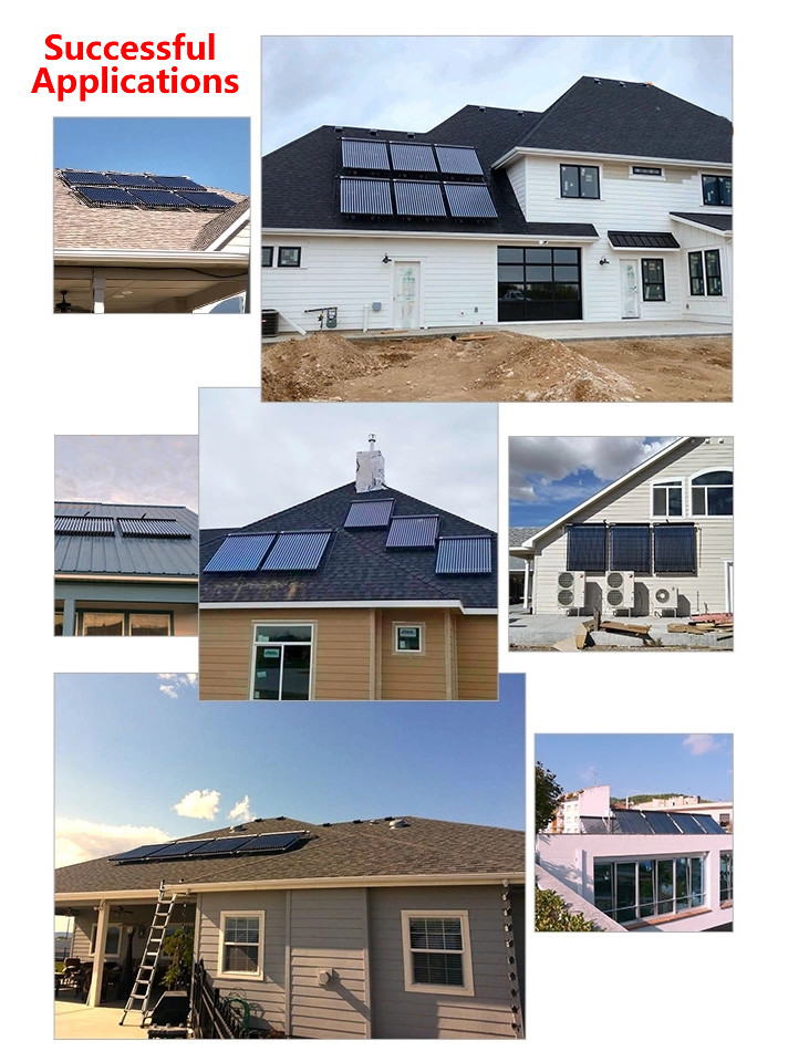 Economic Heat Pipe Solar Water Heater High Efficiency Collector Vacuum Tubes