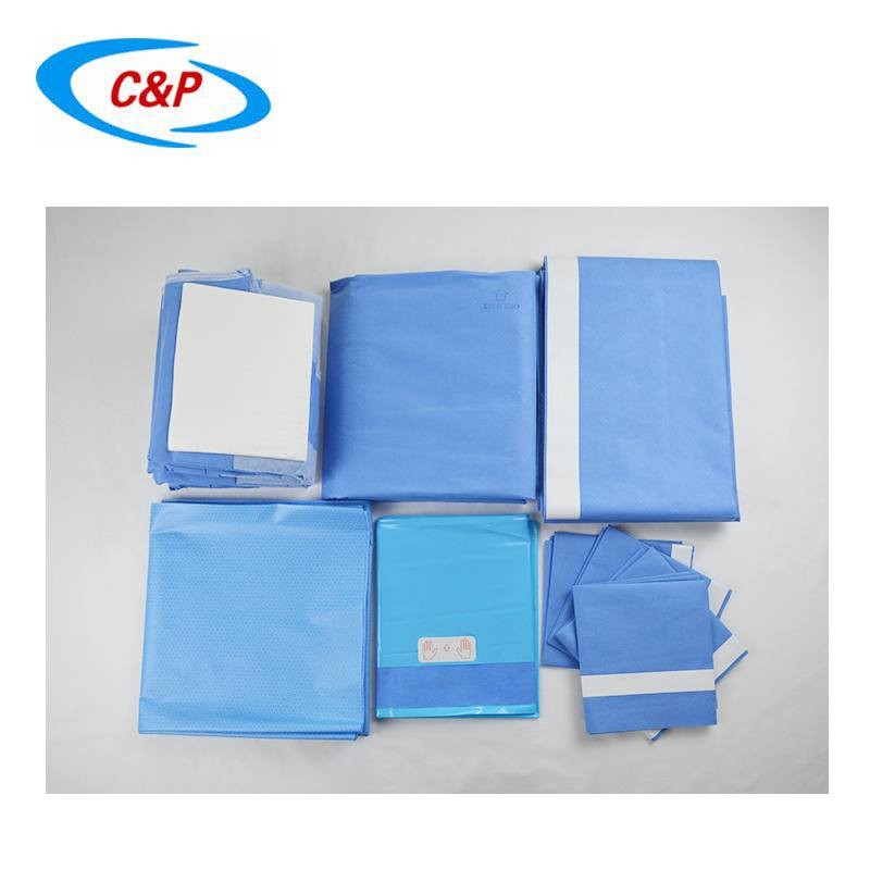 SMS Medical Supplies Universal Surgical Pack Kit in Sterile Blue Color