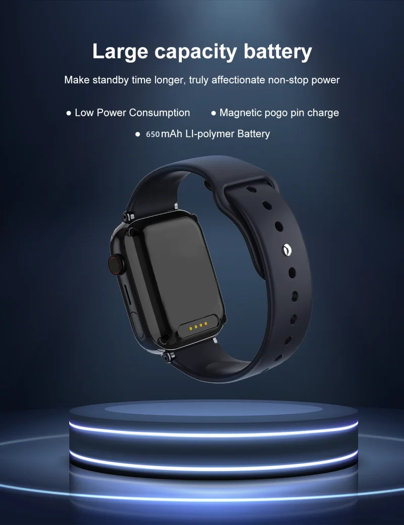Sound Monitoring 4G Teenager Gps Tracker Watch LT38 WIFI LBS Location Childs Digital Watch