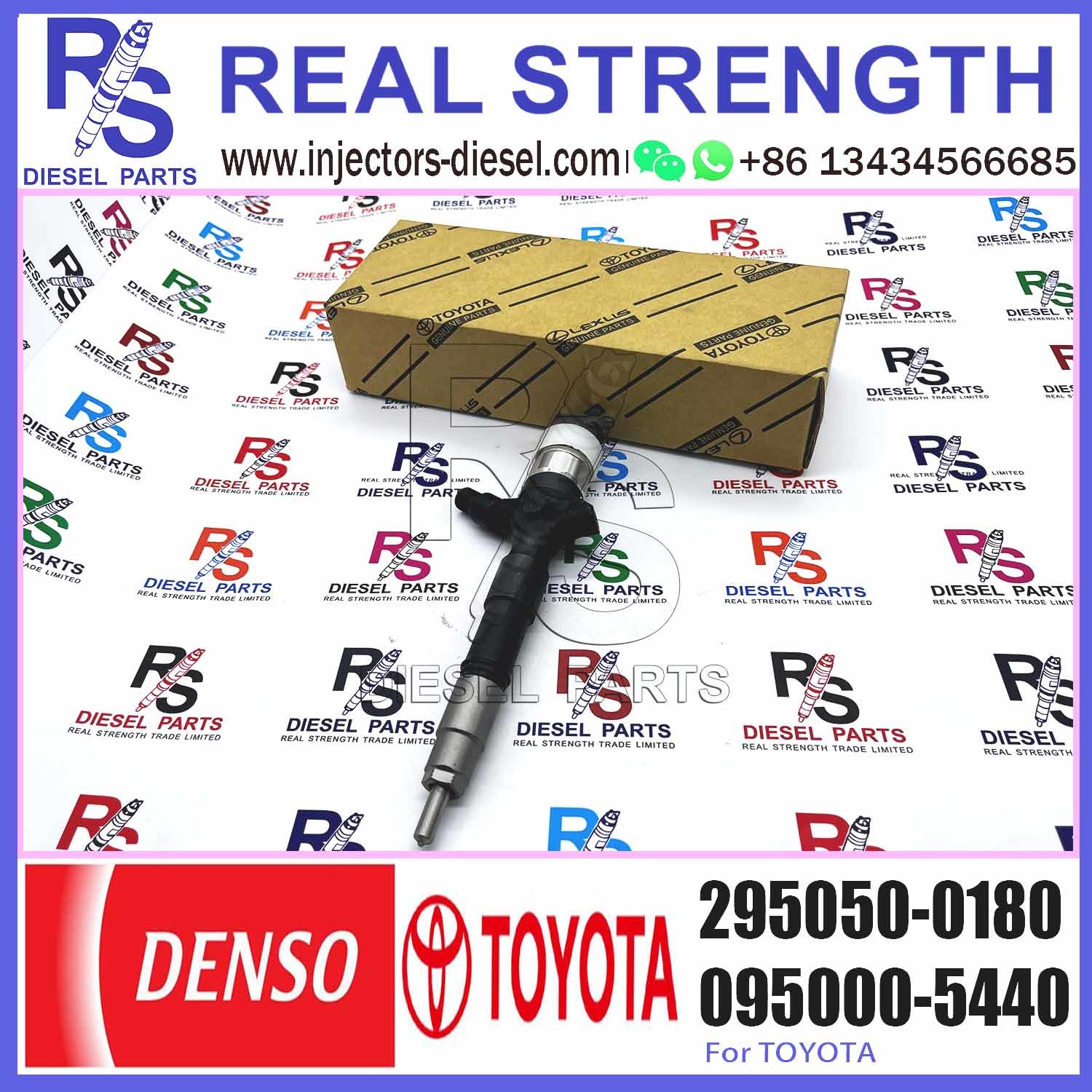 Densos Common Rail Fuel Injector 295050-0180 For TOYOTA Hilux 23670-0L090