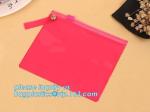 stationery waterproof plastic documents pouch PVC zipper lock file bag with