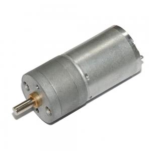 Wholesale 25mm 20 Rpm Brush Dc Gear Motor 6V 12V Low Speed Micro Geared DC Motor from china suppliers