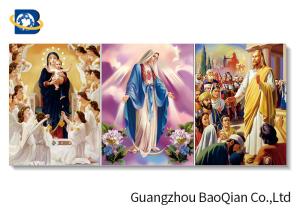 Wholesale Black Frame Lenticular Flip Christian Blessed Vigin Mary Poster Religion Wall Picture from china suppliers