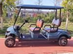 Blue 4-Seat Luxury Electric Golf Cart Customized OEM ODM For Various Scenarios