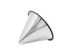 Single Cup 304 Stainless Steel Paperless Pour Over Coffee Dripper Filter