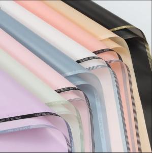 Wholesale Luxury Flower Wrapping Paper Waterproof and Recyclable Gift Packing Paper with Love Edge from china suppliers