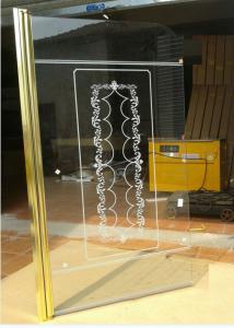 Wholesale Frameless Tempered Glass Bathroom Door , OEM Shower Bathtub Screen Glass from china suppliers