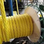 48mm 12 Strand UHMWPE Rope HMPE Rope For Ship Mooring