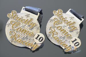 Wholesale 3D Earth Glitter Color Custom Silver Sports Medal , Bespoke Metal Running Medallion from china suppliers