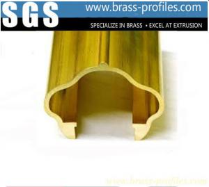 Wholesale Brass Extruding Handrailing / Brass Stair Handrails for Constrution Design from china suppliers