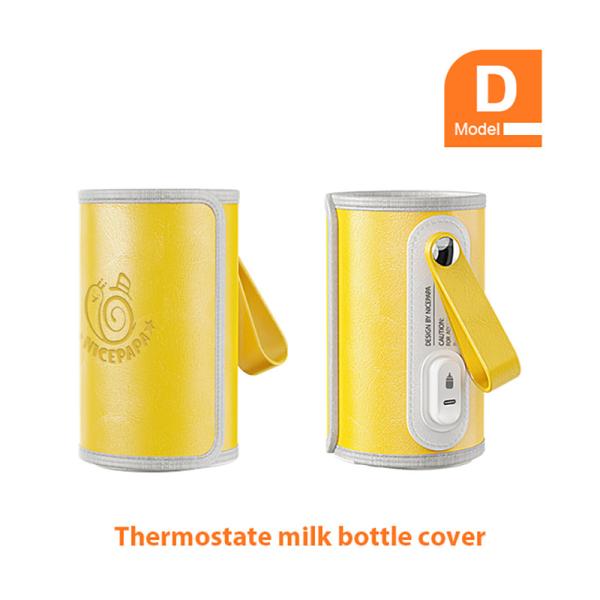 Heated Feeding Infant Bottle Warmer USB PVC Free Insulation Thermostat For