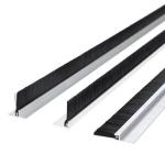 Flexible Strip Brush With Metal Channel Holder