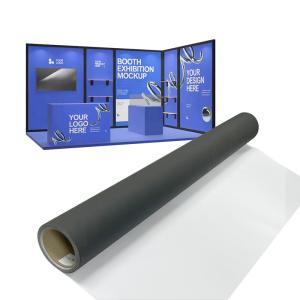 Wholesale 100% Polyester Fabric Canvas 260gsm Black Back Blockout For Advertising Exhibition from china suppliers