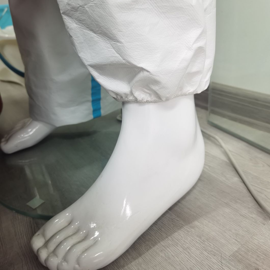 Anti-Splash Disposable Microporous OEM Coverall with Tape Seamd