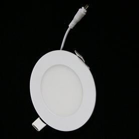 Wholesale led panel 6w round aluminum base 360 lumen 3.5 inch 180-245v Ra.80 2 year warranty recess 105mm cutting size good lamp from china suppliers