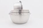 26cm Eco-friendly stainless steel basin salad bowl grease container keeper