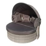 PE Rattan Garden Lounge Chair Sofa Furniture Chair Daybed Lying Bed Beach