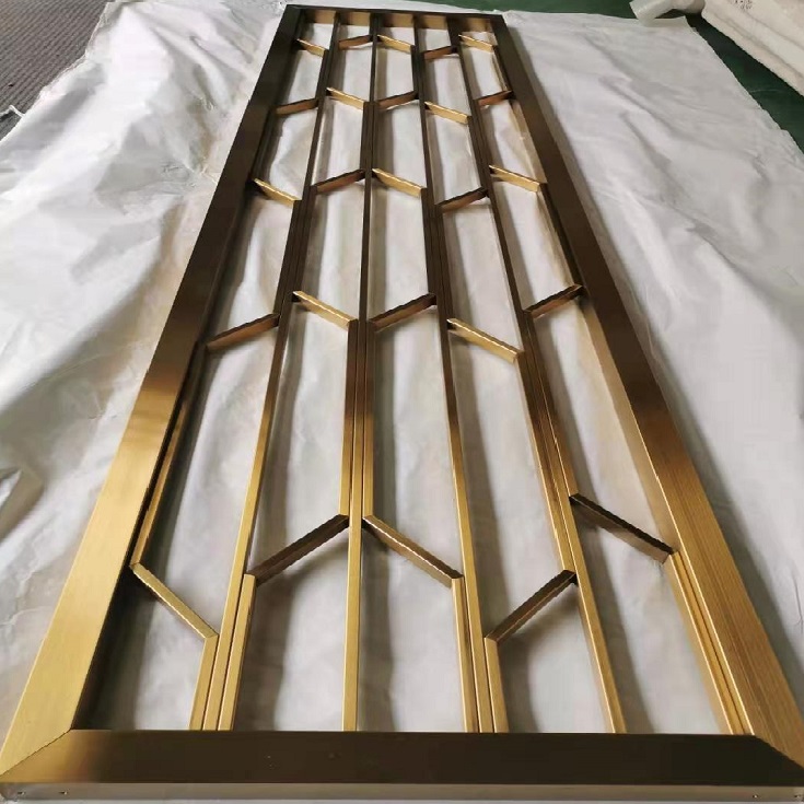 SUS 201 304 Stainless Steel Screen Partition Living Room dividers