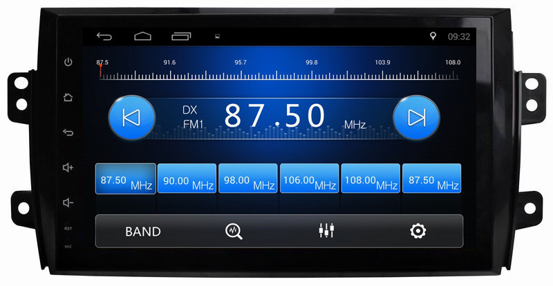Ouchuangbo car radio gps navigation for Suzuki SX4 with BT USB SWC wifi music reverse camera android 8.1 system