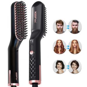 Wholesale Multifunctional Beard Straightener Comb Brush Electric Frizz Proof from china suppliers