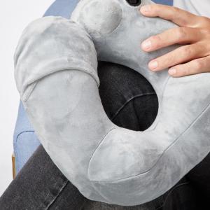 Wholesale 30 Minutes Heatable Neck Pillow Unisex Black USB 5V 2A from china suppliers
