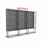Floor Standing Narrow Bezel LCD Video Wall Wide Viewing Angle Anti Glare Surface