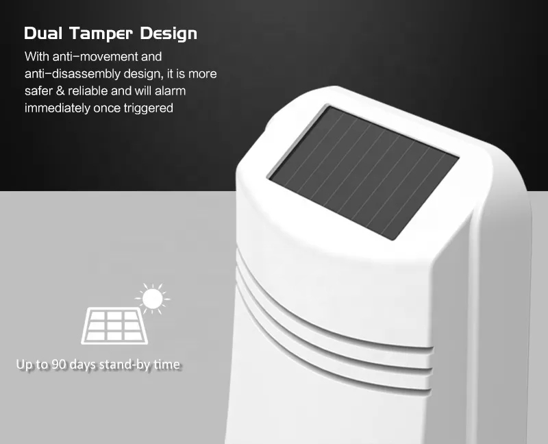 IP66 Solar Power PV System Outdoor Security Alarm Security System