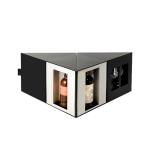 Eastern 285mm Height Cardboard Wine Box , Large Black Cardboard Box Luxurious
