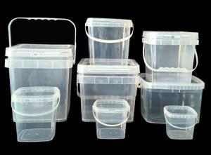 Wholesale Food Grade Square Plastic Container for Market with 1.2 Kg Capacity from china suppliers