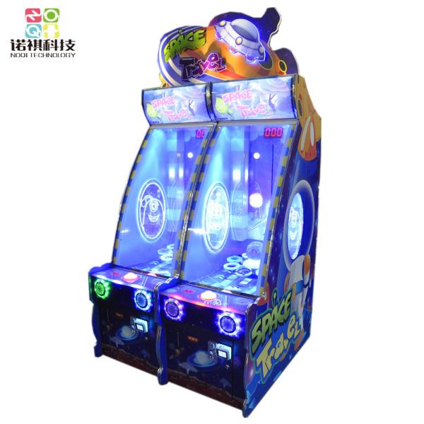 Fast paced Ticket redemption Machine Space Travel Coin Operated Lottery