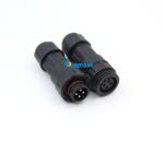 IP68 Waterproof Connector Screw Male Female Circular 2 3 4 Pin M16 Cable LED